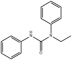 1-ethyl-1,3-diphenylurea       Struktur