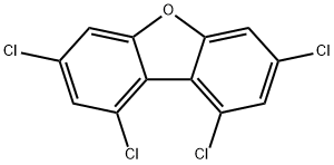 1,3,7,9-TETRACHLORODIBENZOFURAN Struktur