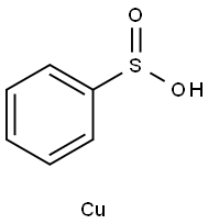 COPPER(II) BENZENESULFINATE HYDRATE Struktur