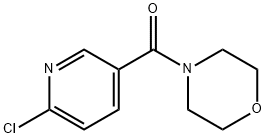 4-[(6-chloropyridin-3-yl)carbonyl]morpholine Struktur