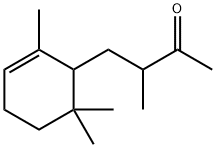 3-methyl-4-(2,6,6-trimethyl-2-cyclohexen-1-yl)butan-2-one Struktur