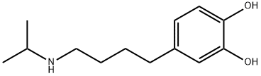 1,2-Benzenediol, 4-[4-[(1-methylethyl)amino]butyl]- (9CI) Struktur