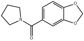 PYRROLIDINE, 1-(1,3-BENZODIOXOL-5-YLCARBONYL)- Struktur