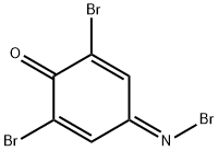 4-Bromoimino-2,6-dibromo-2,5-cyclohexadien-1-one Struktur