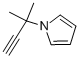 1H-Pyrrole,1-(1,1-dimethyl-2-propynyl)-(9CI) Struktur