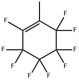 2,3,3,4,4,5,5,6,6-Nonafluoro-1-methyl-1-cyclohexene Struktur