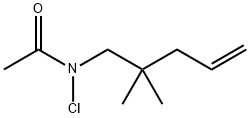 Acetamide,  N-chloro-N-(2,2-dimethyl-4-pentenyl)-  (9CI) Struktur