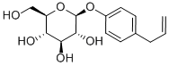 CHAVICOL-4-O-B-D-GLUCOPYRANOSIDE Struktur