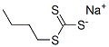 sodium butyl trithiocarbonate Struktur