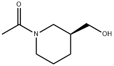 3-Piperidinemethanol, 1-acetyl-, (3S)- (9CI) Struktur