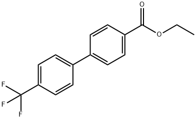 [1,1'-Biphenyl]-4-carboxylic acid, 4'-(trifluoromethyl)-, ethyl ester Struktur