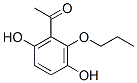 Ethanone, 1-(3,6-dihydroxy-2-propoxyphenyl)- (9CI) Struktur