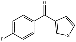 3-(4-FLUOROBENZOYL)THIOPHENE Struktur