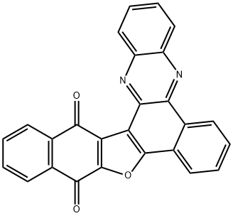 Benzo[a]naphtho[2',3':4,5]furo[2,3-c]phenazine-11,16-dione Struktur