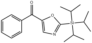 5-BENZOYL-2-(TRIISOPROPYLSILYL)OXAZOLE Struktur