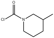 1-Piperidinecarbonyl chloride, 3-methyl- (9CI) Struktur