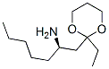 1,3-Dioxane-2-ethanamine,2-ethyl-alpha-pentyl-,(alphaR)-(9CI) Struktur