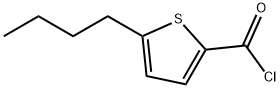 2-Thiophenecarbonyl chloride, 5-butyl- (9CI) Struktur