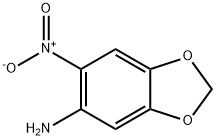 6-NITRO-1,3-BENZODIOXOL-5-AMINE Struktur