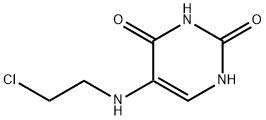 5-(2'-CHLOROETHYL)AMINOURACIL Struktur