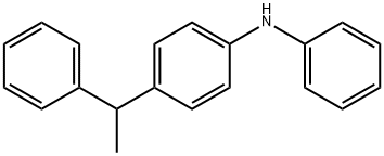 N-phenyl-4-(1-phenylethyl)aniline Struktur