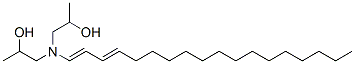 1,1'-(octadecadienylimino)bispropan-2-ol Struktur