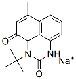 3-(tert-butyl)-6-methylpyrimidine-2,4(1H,3H)-dione, sodium salt Struktur