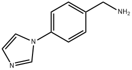 1-[4-(1H-Imidazol-1-yl)phenyl]methanamine Struktur