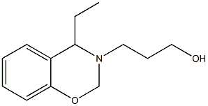 2H-1,3-Benzoxazine-3(4H)-propanol,4-ethyl-,(-)-(9CI) Struktur