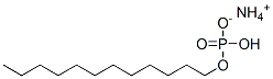 ammonium dodecyl hydrogen phosphate Struktur