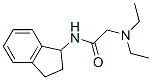 N-(Indan-1-yl)-2-(diethylamino)acetamide Struktur