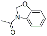 Benzoxazole, 3-acetyl-2,3-dihydro- (9CI) Struktur