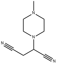 Butanedinitrile, (4-methyl-1-piperazinyl)- (9CI) Struktur