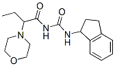 1-(2-Morpholinobutyryl)-3-(indan-1-yl)urea Struktur