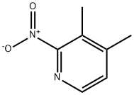 Pyridine,  3,4-dimethyl-2-nitro- Struktur