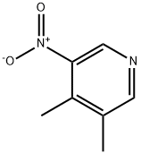 3,4-Dimethyl-5-nitropyridine Struktur