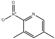 Pyridine,  3,5-dimethyl-2-nitro- Struktur