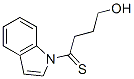 1H-Indole,  1-(4-hydroxy-1-thioxobutyl)-  (9CI) Struktur