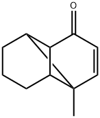 6-Methyltricyclo[4.4.0.02,7]dec-4-en-3-one Struktur