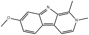 2-methylharmine Struktur