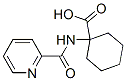 Cyclohexanecarboxylic acid, 1-[(2-pyridinylcarbonyl)amino]- (9CI) Struktur