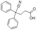 4-CYANO-4,4-DIPHENYLBUTANOIC ACID Struktur