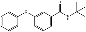 Benzamide, N-(1,1-dimethylethyl)-3-phenoxy- Struktur