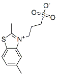 2,5-dimethyl-3-(3-sulphonatopropyl)benzothiazolium Struktur