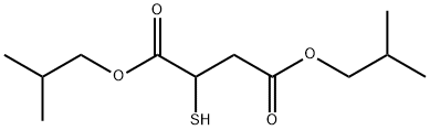 bis(2-methylpropyl) mercaptosuccinate Struktur