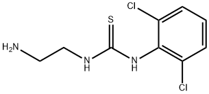 1-(2-aminoethyl)-3-(2,6-dichlorophenyl)thiourea Struktur