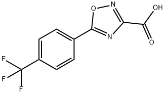 5-(4-(TRIFLUOROMETHYL)PHENYL)-1,2,4-OXADIAZOLE-3-CARBOXYLIC ACID Struktur