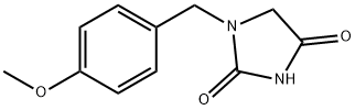 2,4-IMidazolidinedione, 1-[(4-Methoxyphenyl)Methyl]- Struktur