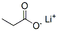 lithium propionate Struktur