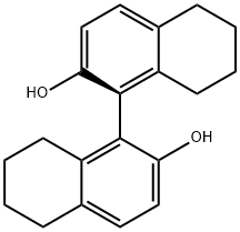 (R)-(+)-5,5',6,6',7,7',8,8'-OCTAHYDRO-1,1'-BI-2-NAPHTHOL Struktur